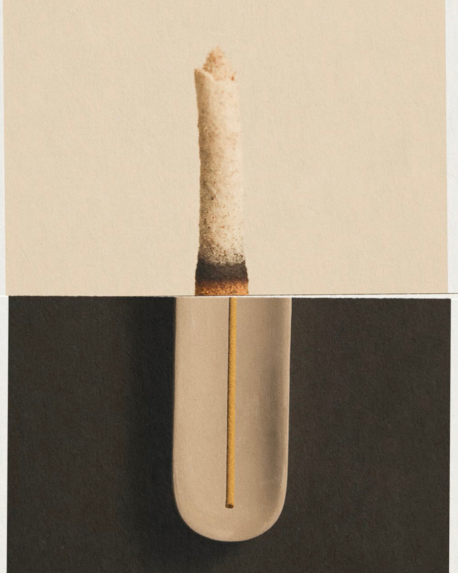 Premium low-smoke lemon and sandalwood incense handmade in Kyoto, Japan.