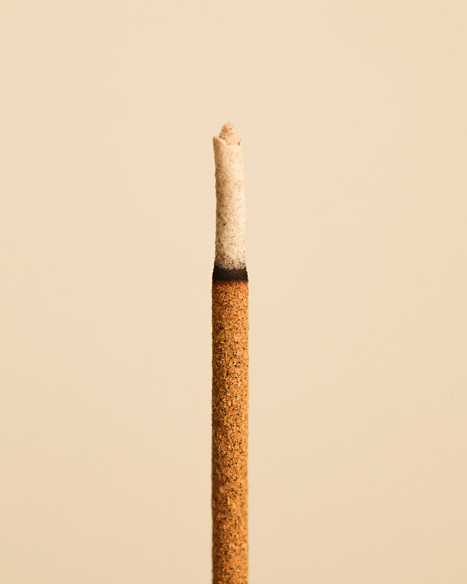 100% naturally derived Japanese incense sticks made from Tabu Tree bark powder.