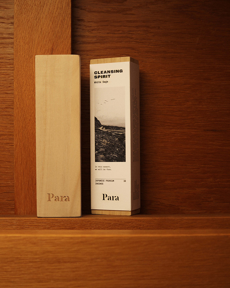 Protective and sustainable Paulownia wood packaging for Para Home Studio incense